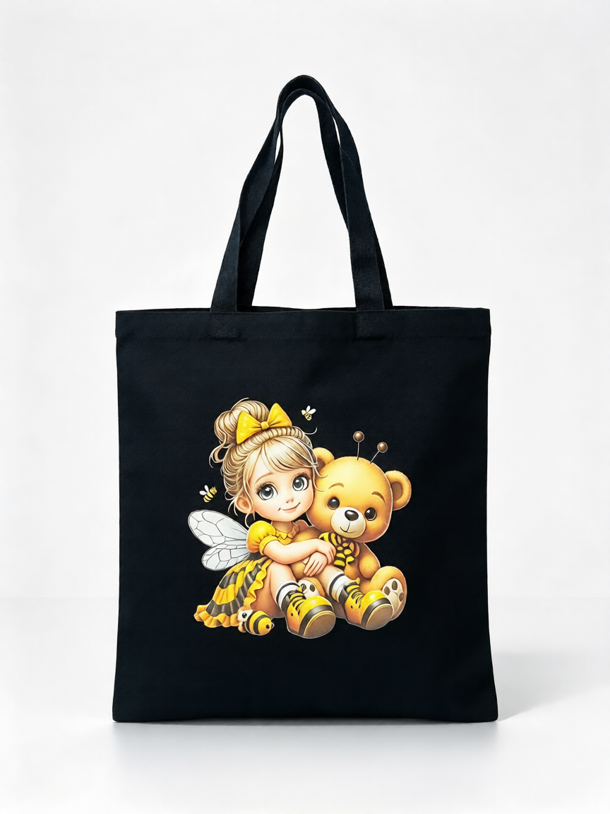 Bumblebee Fairy Canvas Tote Bag