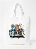Vintage Chic Girls Canvas Tote Bag